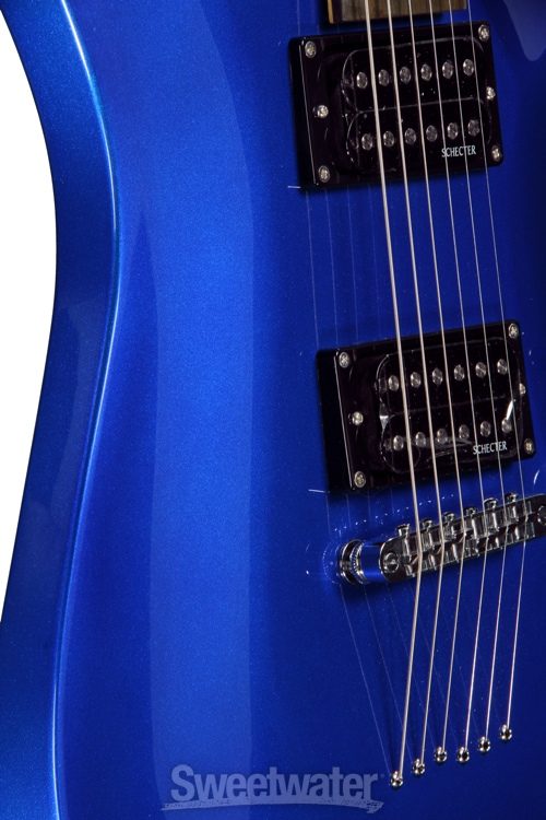 schecter diamond series omen 6 blue