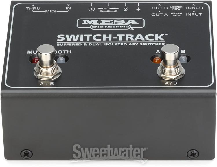 dennenboom schildpad Oeps Mesa/Boogie Switch-Track A/B/Y Switcher Pedal | Sweetwater