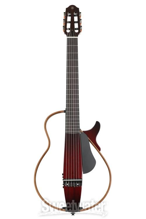 Yamaha SLG200N Nylon-string Silent Guitar - Crimson Burst Sweetwater