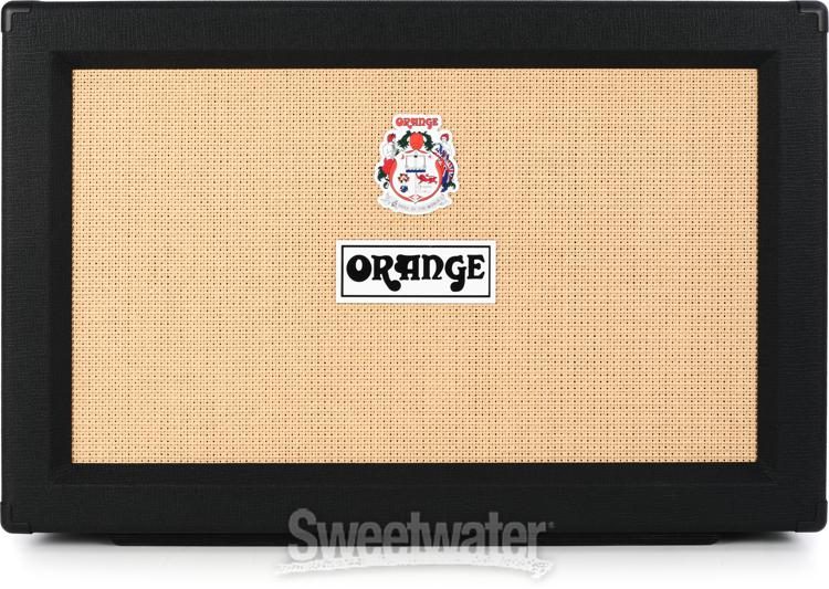 orange 2x12 cab black