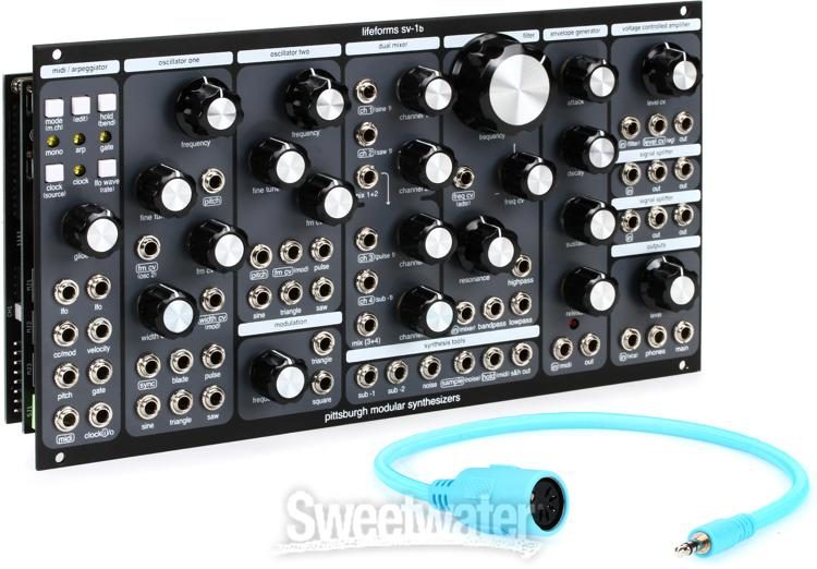 Pittsburgh Modular Lifeforms SV-1B (Black) Module Eurorack Synthesizer  Voice Module