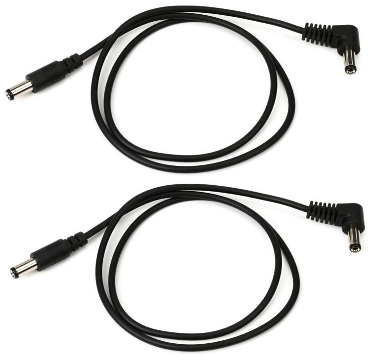 Pijnstiller gunstig ontploffing Voodoo Lab 2.1mm Pedal Power Cable - Straight to Right Angle - 24 inch  (2-pack) | Sweetwater