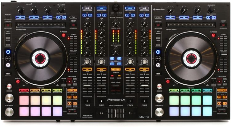 Pioneer DJ DDJ-RX 4-deck rekordbox DJ Controller | Sweetwater