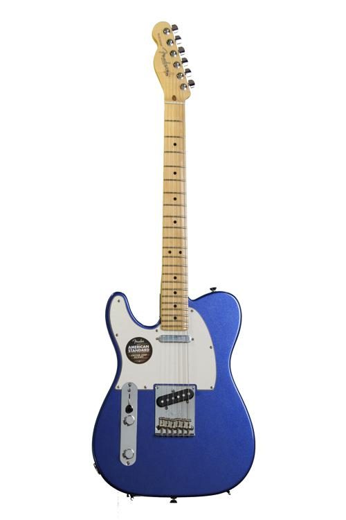 blue left handed telecaster