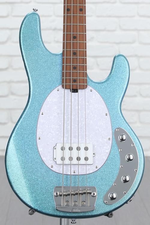 Sterling By Music Man StingRay RAY34 Bass Guitar - Blue Sparkle 