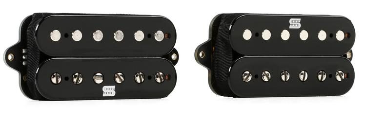 Black FREE 2 DAY SHIP Seymour Duncan Duality Humbucker 7 String Pickup Set