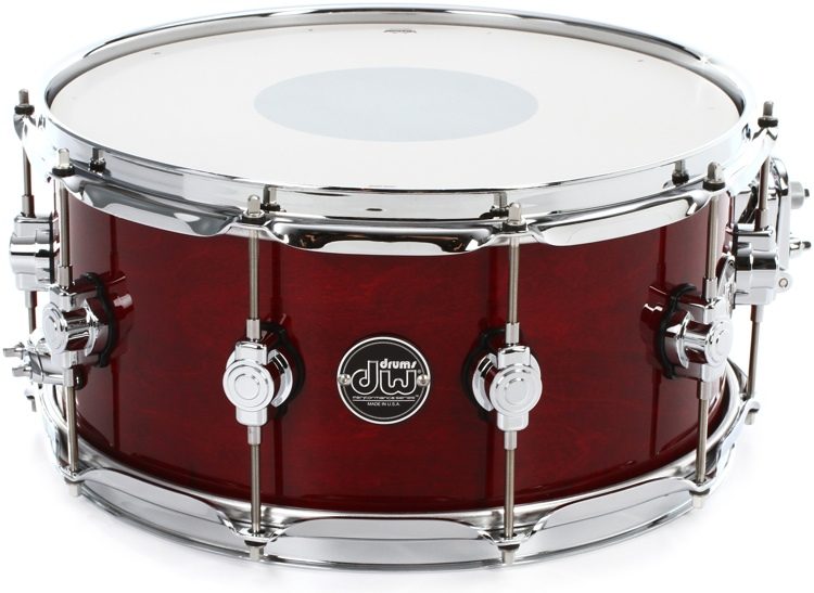 DW Performance Series Snare Drum - 6.5 x 14 inch - Cherry Stain