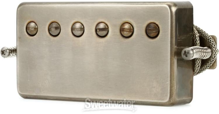 Xotic Raw Vintage PAF Classic Bridge/Neck Humbucker Pickup - F-spaced with  Reverse Polarity - Aged Nickel