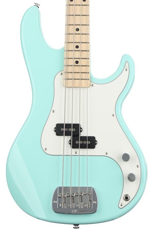 G&L Fullerton Deluxe SB-1 Bass Guitar - Surf Green | Sweetwater