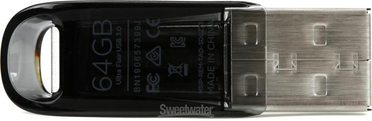 SanDisk Ultra Flair 3.0 Flash Drive 64GB | Sweetwater