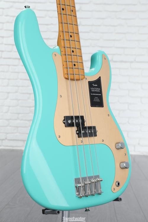 precision bass seafoam green