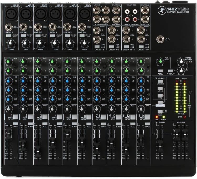 MACKIE 1402-VLZ MIXER - レコーディング/PA機器