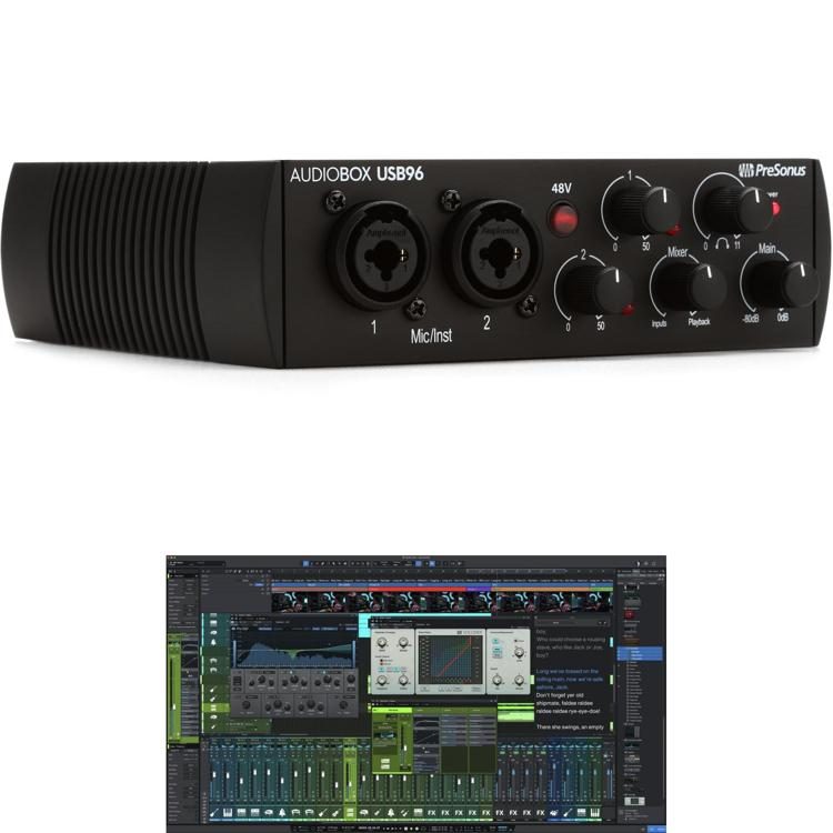 PreSonus AudioBox USB 96 USB Audio Interface and Studio One 6 Professional  Upgrade Bundle - 25th Anniversary Edition | Sweetwater