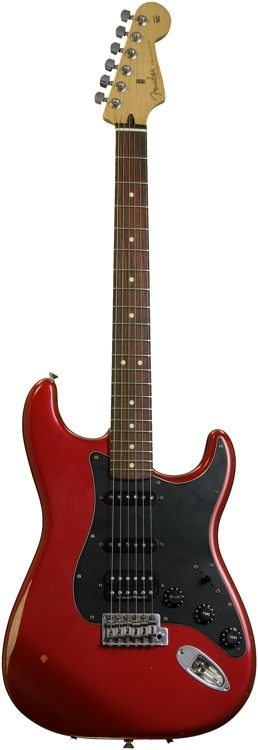 Fender Sweet-mod Road Worn Player Stratocaster Hss - Candy Apple Red 