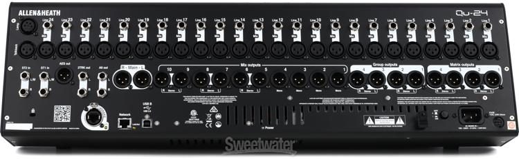 Allen  Heath Qu-24 24-channel Digital Mixer - Chrome Edition | Sweetwater