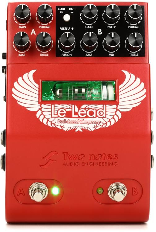 rekruut voorkomen zuiger Two Notes Le Lead 2-channel Hi-Gain Tube Preamp Pedal | Sweetwater