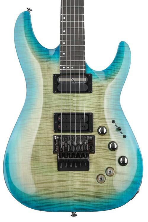 Schecter BlackJack SLS C-1 FR-S Electric Guitar - Aquaburst - Sweetwater  Exclusive