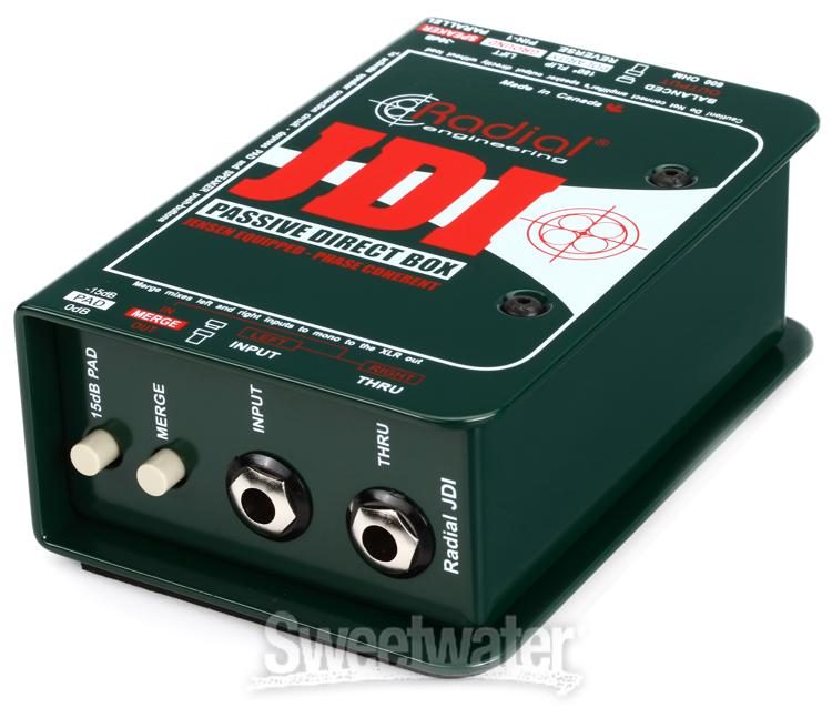 楽器/器材 レコーディング/PA機器 Radial JDI Jensen-equipped 1-channel Passive Instrument Direct Box