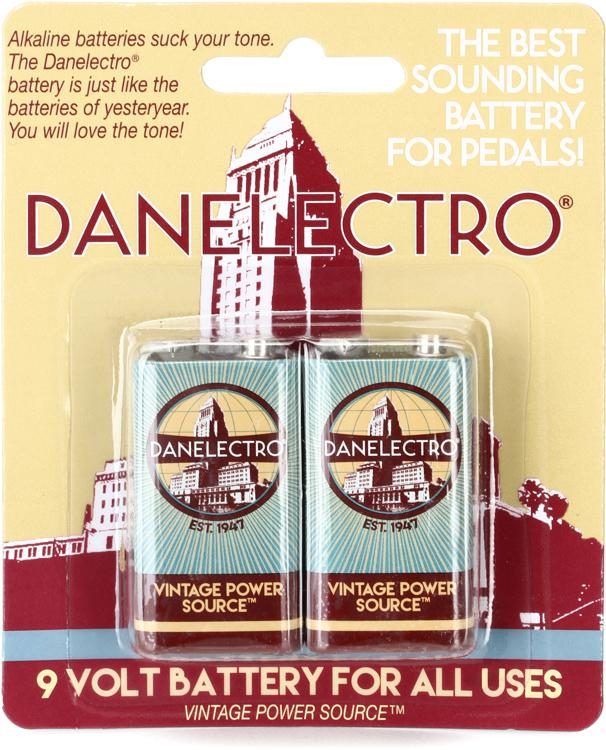 Signaal Vast en zeker blad Danelectro DB-2 Vintage 9V Battery (2-pack) | Sweetwater