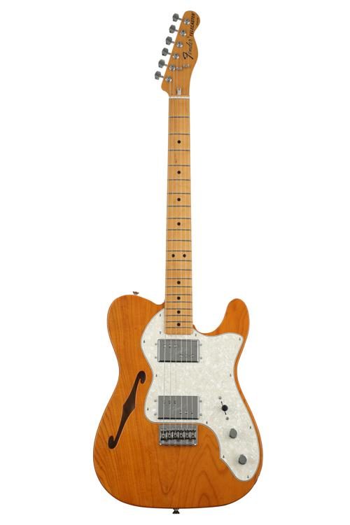 fender vintera 70s telecaster thinline aged natural