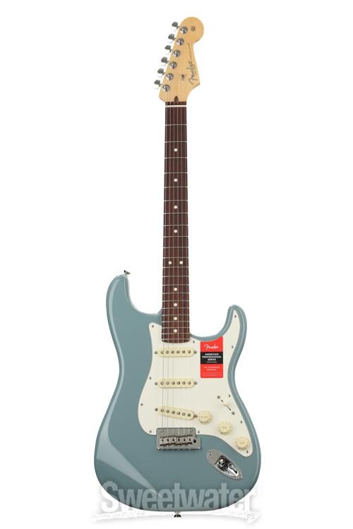 american professional stratocaster sonic gray