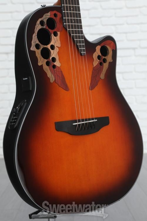 ovation guitar sunburst