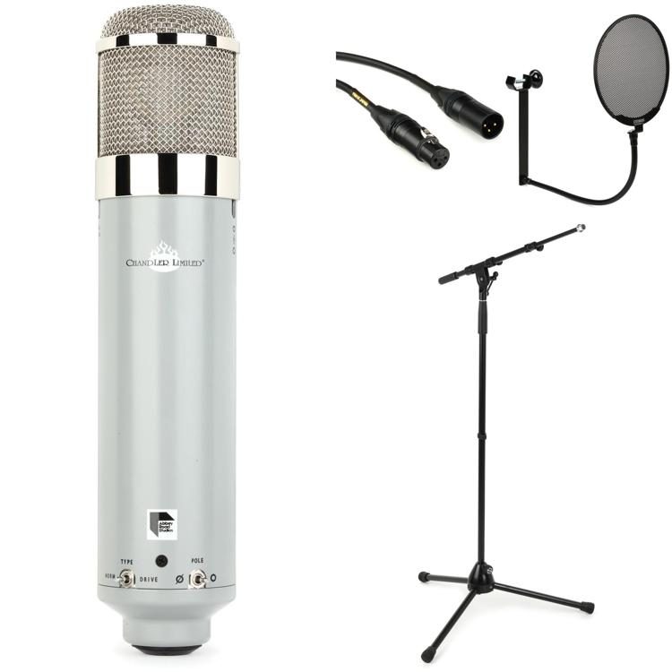 Chandler Limited REDD Microphone Large-diaphragm Tube Condenser Microphone with Stand Cable | Sweetwater