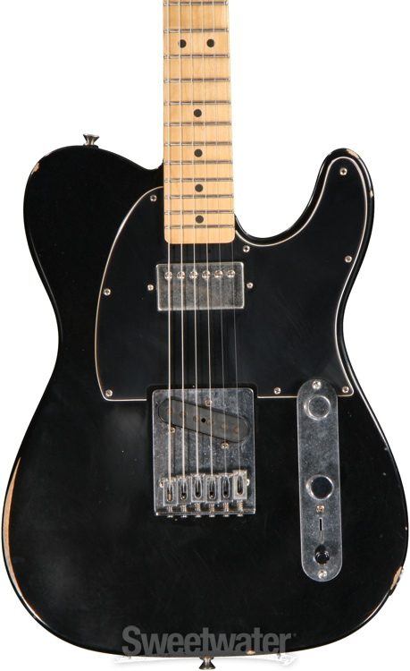 Fender Road Worn Player Telecaster - Black | Sweetwater