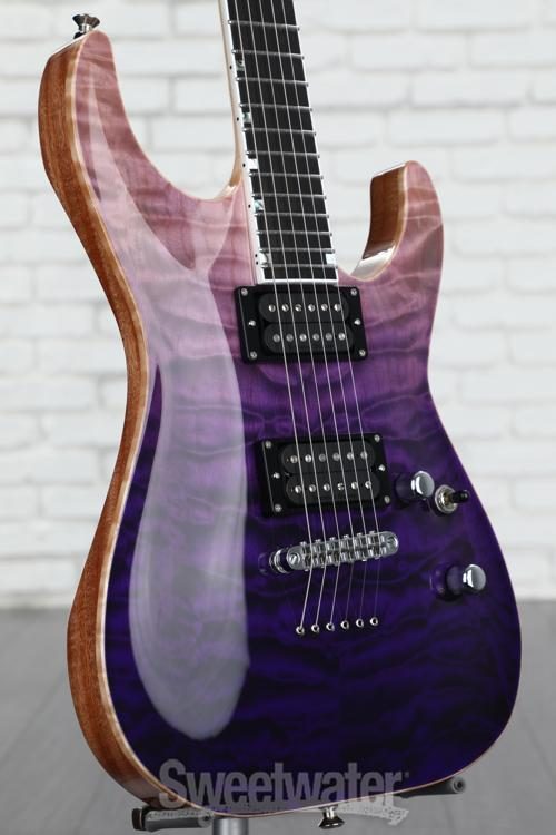 ESP USA Horizon-II Electric Guitar - See-thru Purple Fade | Sweetwater