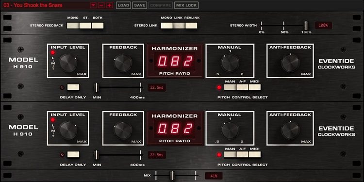 Eventide H910 Harmonizer Plug-in Suite | Sweetwater