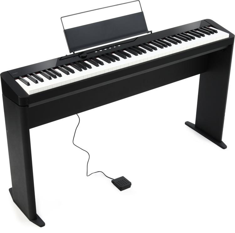 Casio Privia PX-S1100 Digital Piano - Black with CS68 Stand 