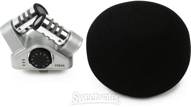Zoom iQ6 Stereo X/Y Microphone for iOS | Sweetwater