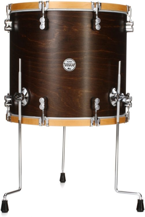 Pdp Concept Maple Classic 16 X18 Floor Tom Walnut With Natural