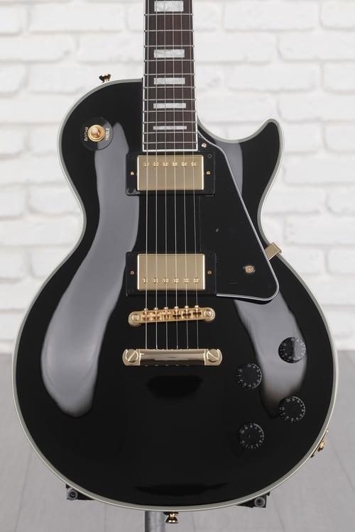 Epiphone Les Paul Custom Electric Guitar - Ebony | Sweetwater