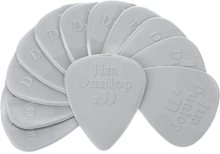 Dunlop 44P060 Nylon Standard Guitar - .60mm Light Grey (12-pack) |