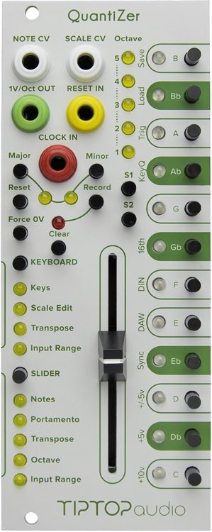 Tiptop Audio QuantiZer Eurorack CV to Musical Note Converter Module ...