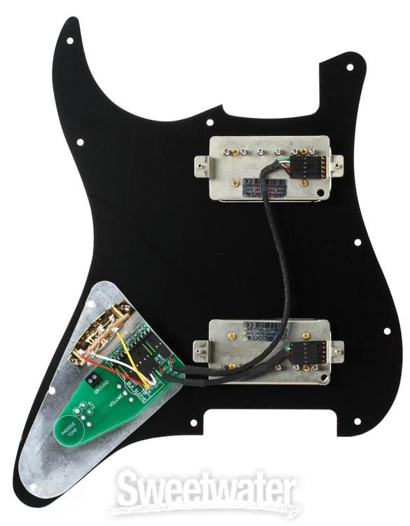 emg pre wired strat pickguard