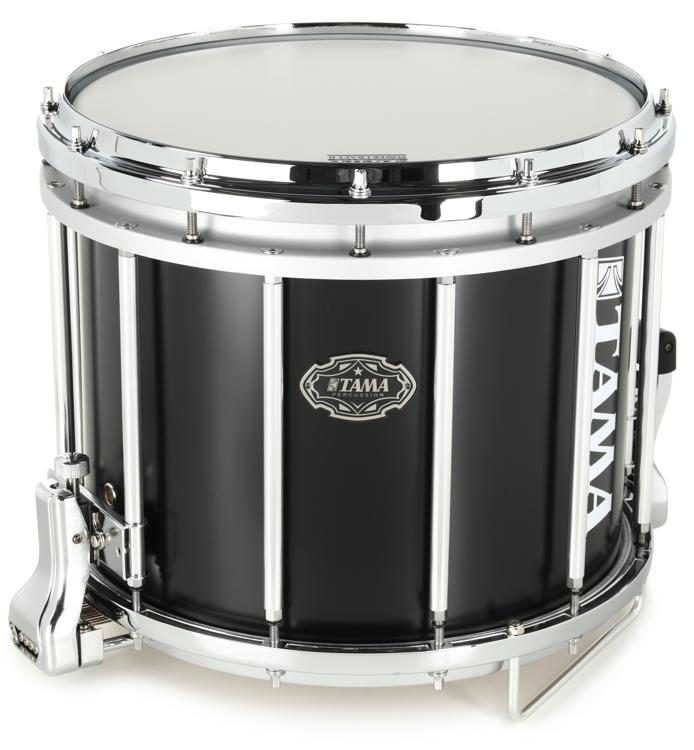 Tama MS1412 Fieldstar Marching Snare Drum - 14-inch x 12-inch, Satin Black