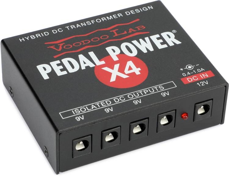 Voodoo Lab Pedal Power X4 4-output Isolated Guitar Pedal Power Supply