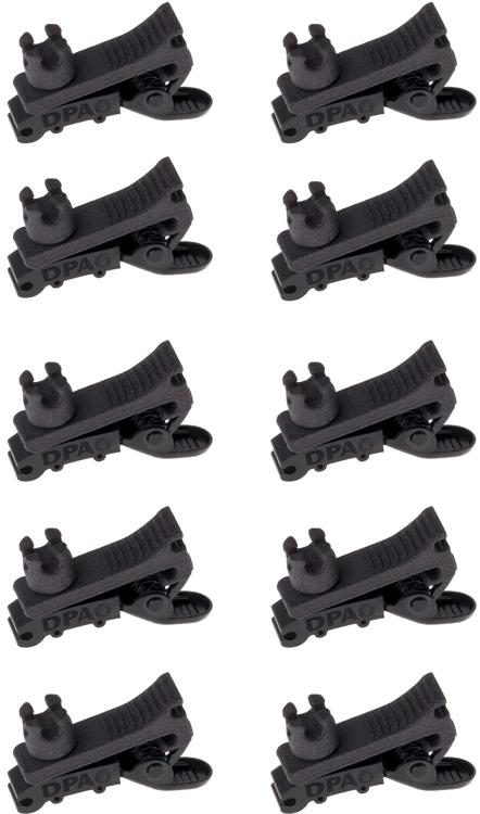 DPA SCM0013-Bx 4-way Clip for Lavalier Microphones - Black (10-pack ...