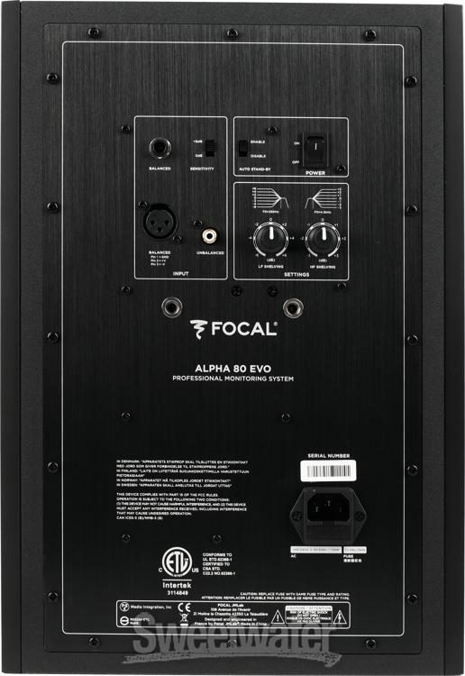 Lima worstelen prinses Focal Alpha 80 Evo 8-inch Powered Studio Monitor | Sweetwater