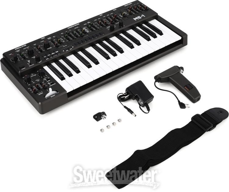 Behringer MS-1-BK Analog Synthesizer with Handgrip - Black