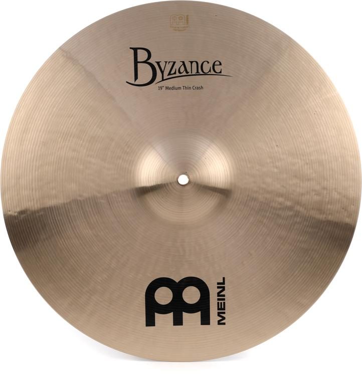 Meinl Cymbals 19 inch Byzance Traditional Medium Thin Crash Cymbal