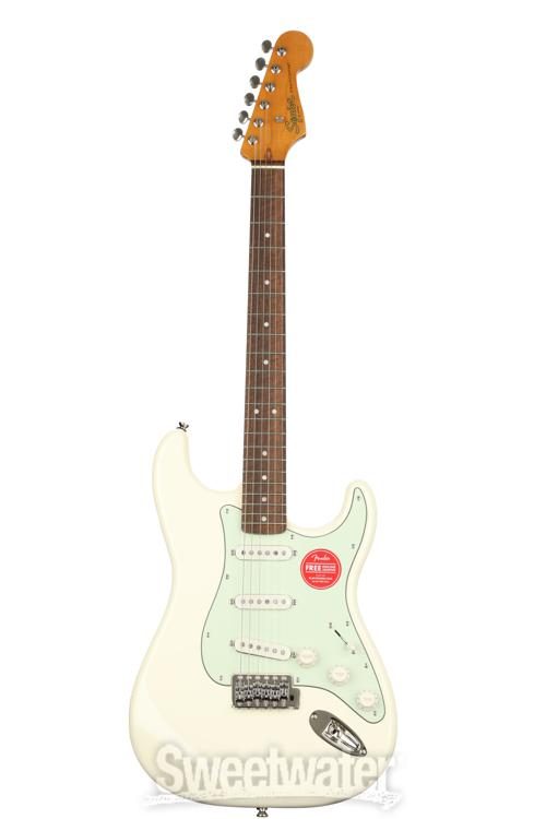 squier classic vibe 60s stratocaster olympic white