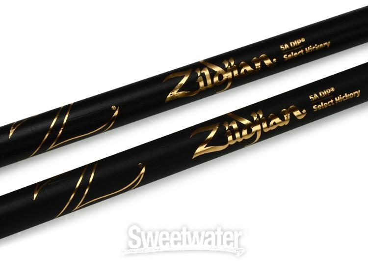 - Black 2-Pairs 5A Drum Sticks with Non-slip Grip Classic Maple Wood Drumsticks