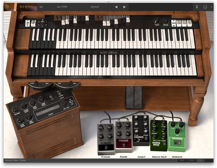 Hammond organ store synthesizer