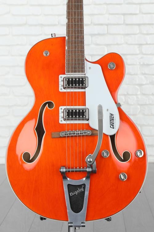Gretsch G5422TG Electromatic Classic Hollow Body Double Cut with Bigsby, Orange Stain