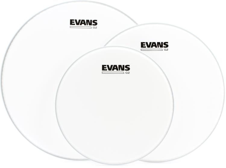 Evans G2 Coated 3-piece Tom Pack - 10 