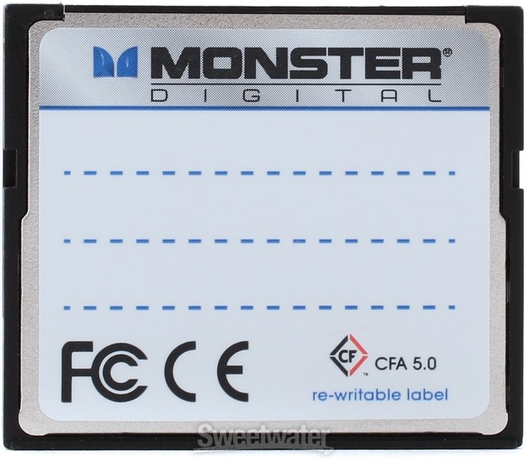 Monster Digital 32gb Compactflash Card 32 Gb 500x Sweetwater