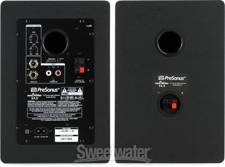 PreSonus Eris E4.5 4.5-inch Powered Studio Monitors | Sweetwater